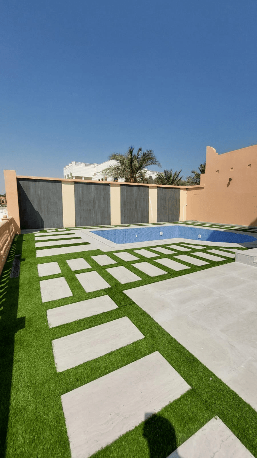 Two Swimming Pool Areas Beautification Project