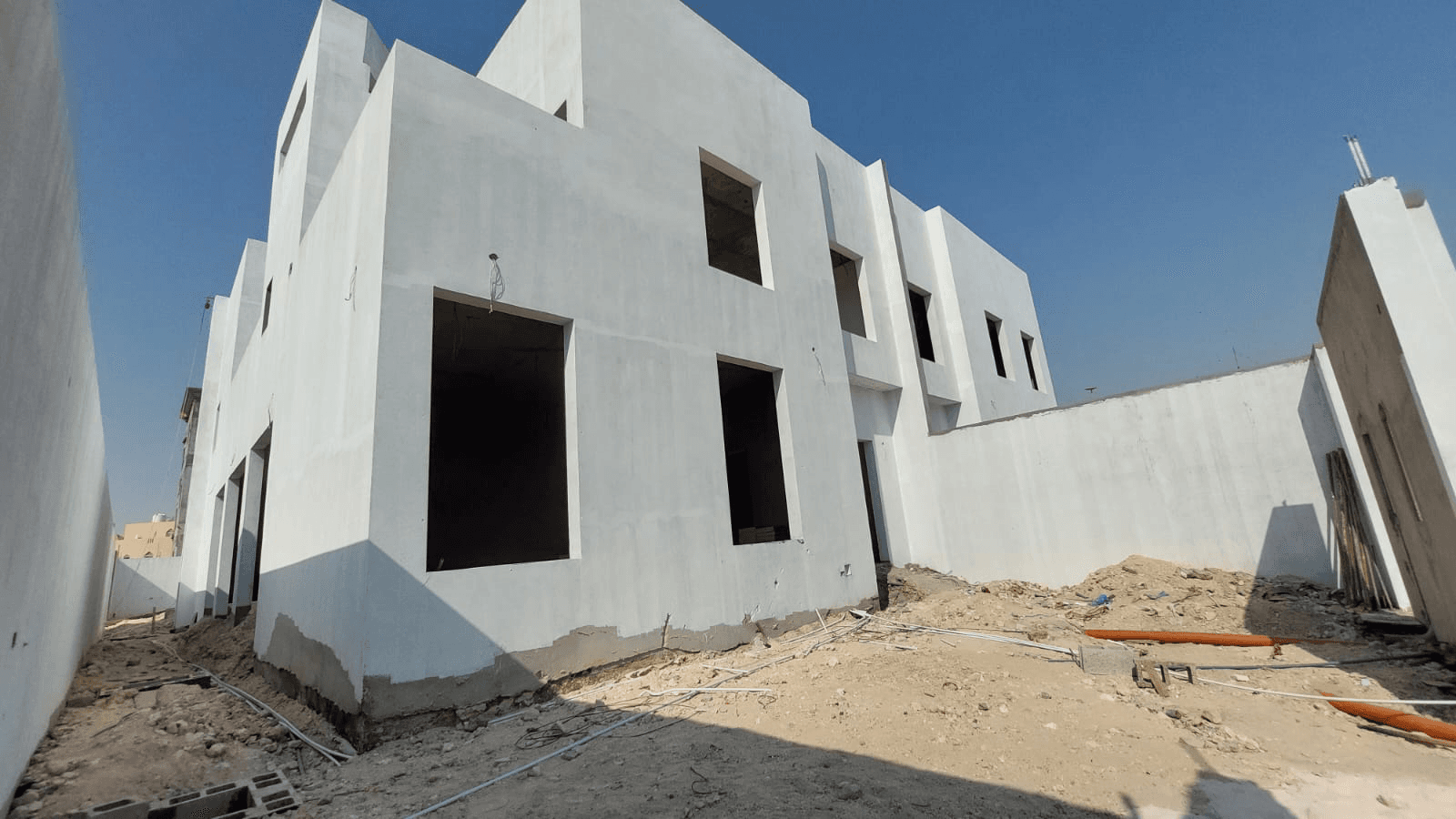 Construction of Two Villas – (Plaster Finish)